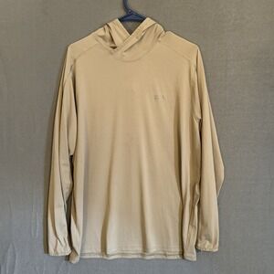 Eddie Bauer Men's UPF 50+ Solarfoil Hoodie, Brown, Size L Lightweight Baselayer